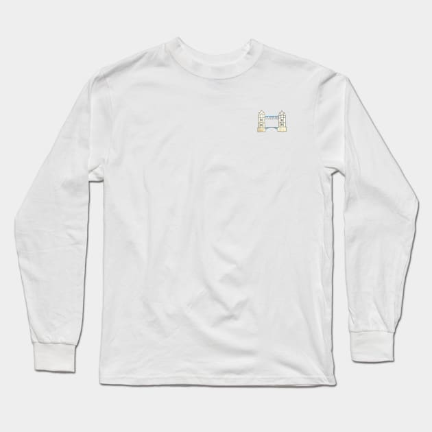 London Icons: Tower Bridge Long Sleeve T-Shirt by buhloop.icons